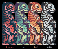 Image 2 of Tiger - Canvas Bookmarks