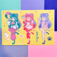 Image 1 of Shampoo Outfits Sticker sheet