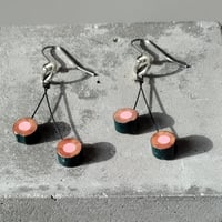 Image of cherry pencil earrings