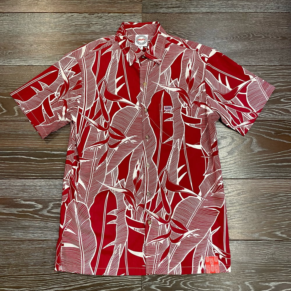 Image of Mea Kanu Red Aloha Shirt 