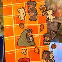 Image 2 of Toasty Bears Sticker Sheet