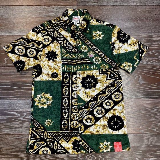 Image of Kapa Green Aloha Shirt 