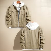 Image 3 of Blank denim jacket w/o hoody 20+ ask for Quote 