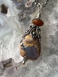 Image 1 of Chalcedony and Agate Bali Necklace 2