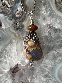 Image 2 of Chalcedony and Agate Bali Necklace 2