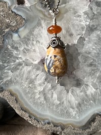 Image 1 of Chalcedony and Agate Bali Necklace 3