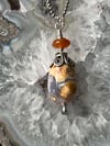 Chalcedony and Agate Bali Necklace 3
