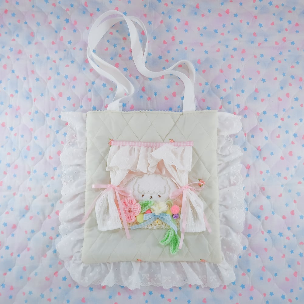 Angel House Tote Bag: Pink