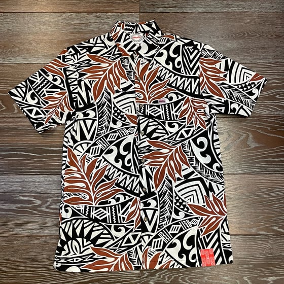 Image of Ikaika Tribal Black Brown Alohs Shirt