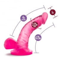 Image 3 of Naturally Yours - 4 Inch Mini Cock - Pink