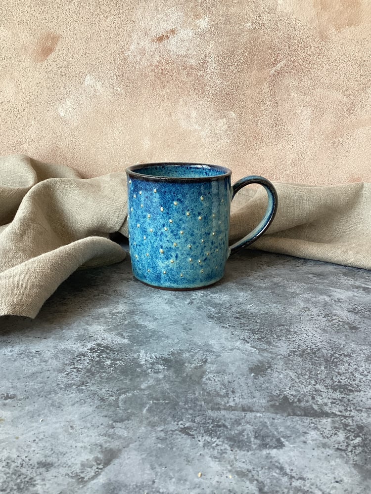 Image of Spotty Mug - Sapphire 1