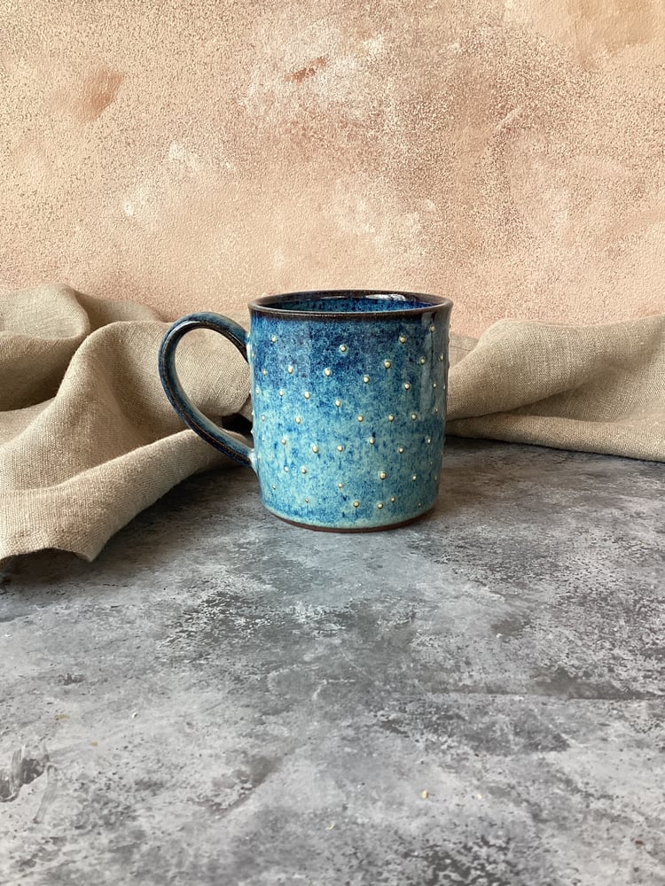 Image of Spotty Mug - Sapphire 1