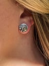 Evergreen ~ Sterling Silver & Peridot Convertible Earrings! 2 Earrings in 1!