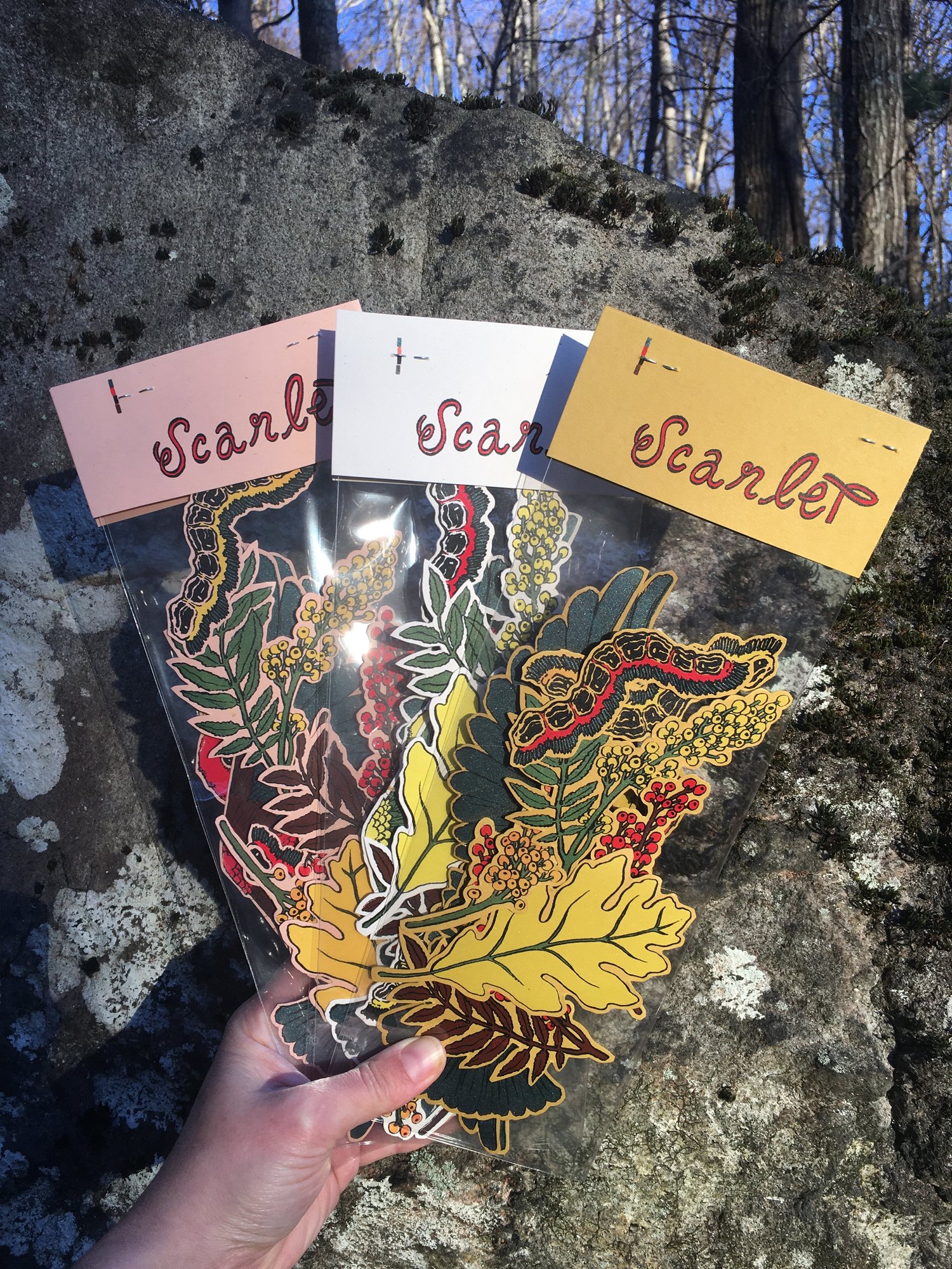 Image of Scarlet Tanager Mobile Set