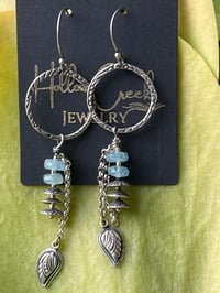 Image 3 of It’s a wonderful life, Sterling Silver & Aquamarine earrings