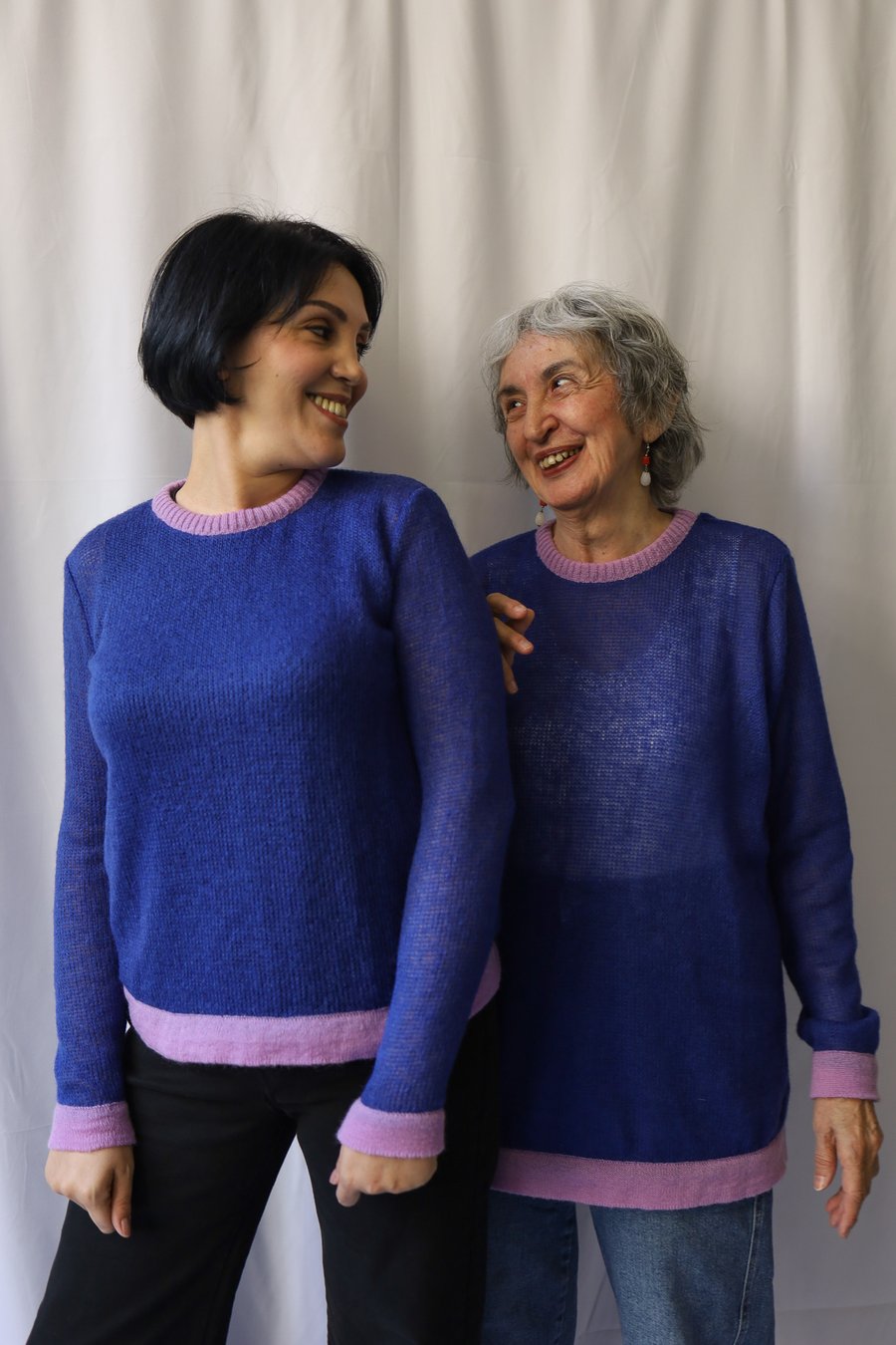 Image of MAGLIONCINO COTTON CANDY BLU ELETTRICO 
