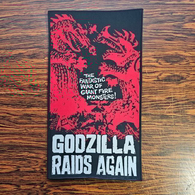 Godzilla Raids Again Woven Back Patch 