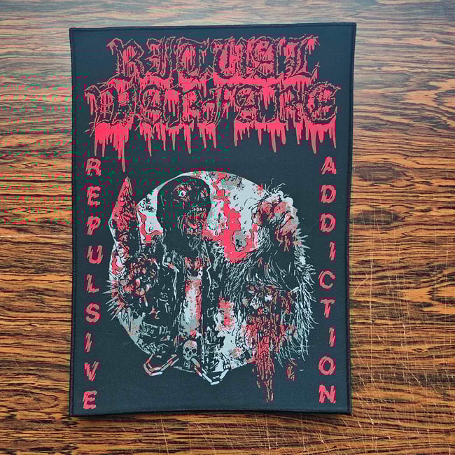 Ritual Warfare - Repulsive Addiction Woven Back Patch