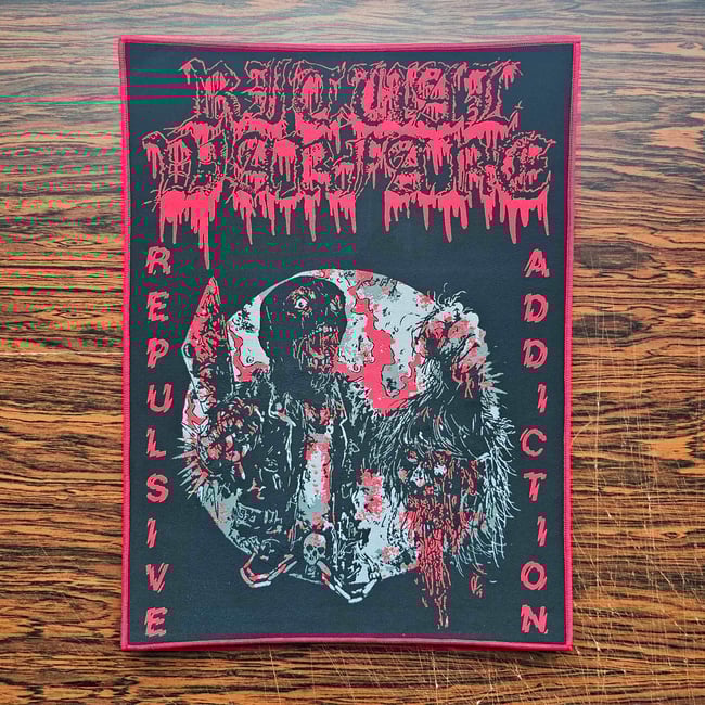 Ritual Warfare - Repulsive Addiction Woven Back Patch