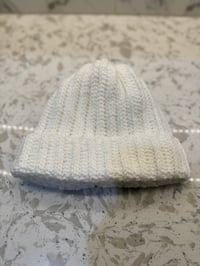 Image 2 of White Sparkle Beanie 