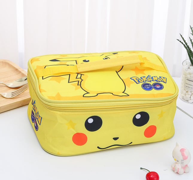 Pokemon Pikachu Neoprene Lunch Bag, Lunch Box - Inspire Uplift