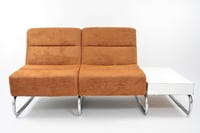 Image 2 of Banquette 2 places chauffeuse terracotta