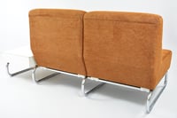 Image 3 of Banquette 2 places chauffeuse terracotta