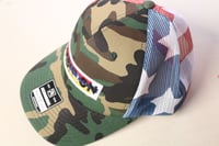 Image 2 of Trucker Camo & Stars Hat