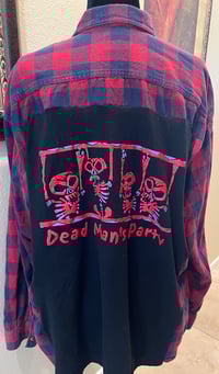 Vintage Red/Black Flannel Shirt Oingo Boingo