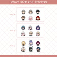 Honkai Star Rail Sticker Set