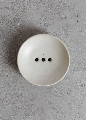 Image of Soap dish in Eggshell