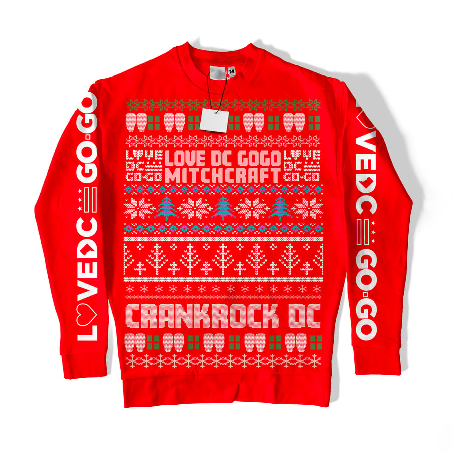 Image of  "Capital Crank" Ugly Christmas Sweatshirt