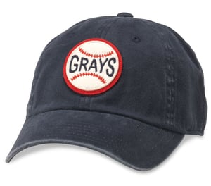 Image of Curved cap baseball patch