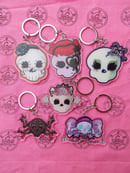 Image 2 of 3" Monster Girl Skull Keychains