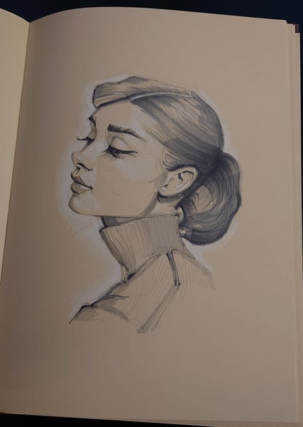Image of Audrey Hepburn Sketch