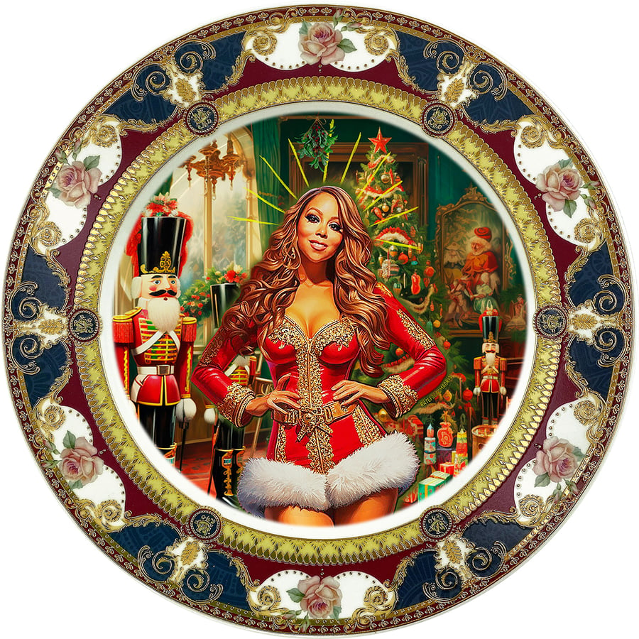 Image of It's Time!!! - Fine China Plate - #0787