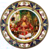 Image 1 of It's Time!!!  - Large Fine China Plate - #0777