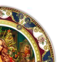 Image 3 of It's Time!!!  - Large Fine China Plate - #0777