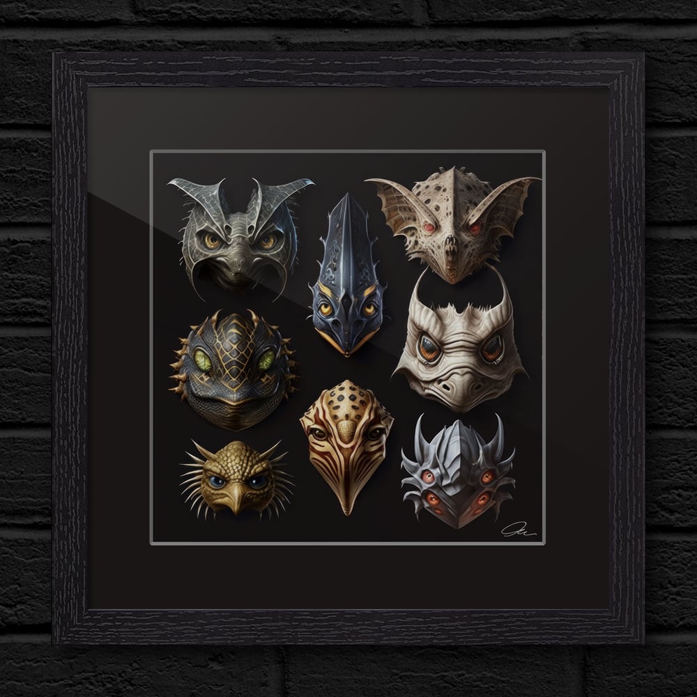 Image of Alien Monster Masks 01