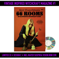 66 ROOMS - A Mater Suspiria Vision Witchcraft Magazine + CDR - Design C, Limited 33