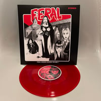 FERAL HORROR SOUNDS VOL 1 • 10" RED VINYL • LIMITED 50 SIGNED BY COSMOTROPIA DE XAM