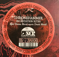 Image 2 of Thronehammer - Incantation Rites "red clouds" LP