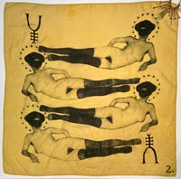 Image 2 of As Above, So Bellocq•Silk Scarf/Wall Hanging / Altar Cloth