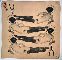 Image 4 of As Above, So Bellocq•Silk Scarf/Wall Hanging / Altar Cloth
