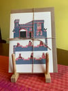 ✽  West Lodge & the Animal Wall Card ✽ 