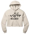 Bella Canvas Sponge Fleece Crop Hoodie - 3 color options