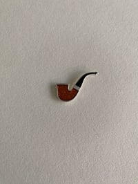 Image 1 of Smoking Pipe Enamel Pin