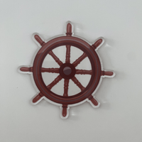 Image 1 of Ship's Wheel Coaster