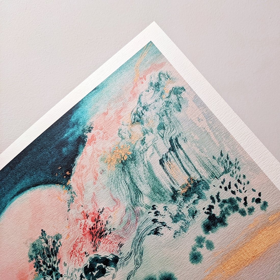Turquoise Landscape (print) | Suhaylah