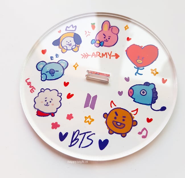 BTS Acrylic Accessories Set